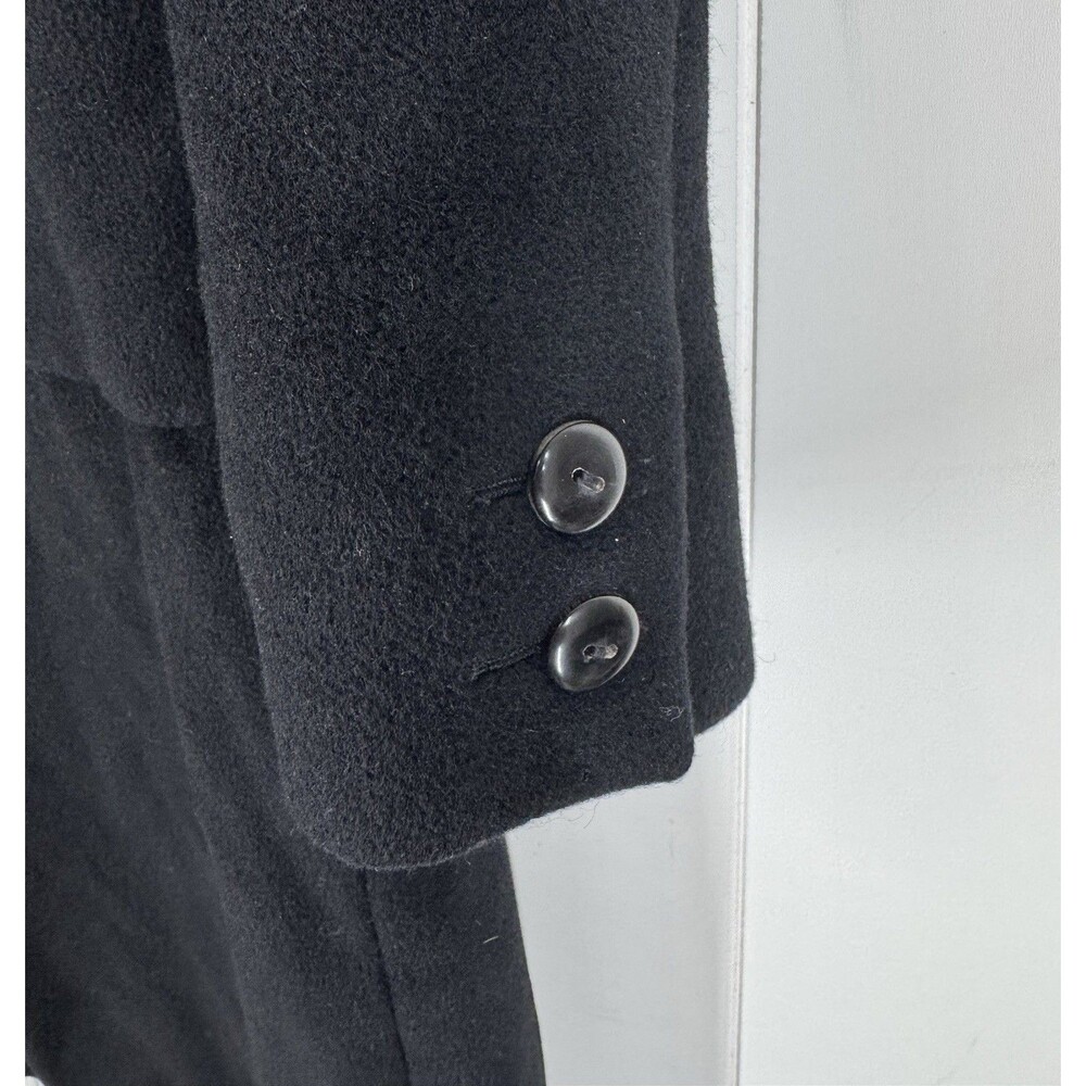 Jil Sander Italy 100% Cashmere Coat Black Size 36 Quiet Luxury - Picture 4 of 8
